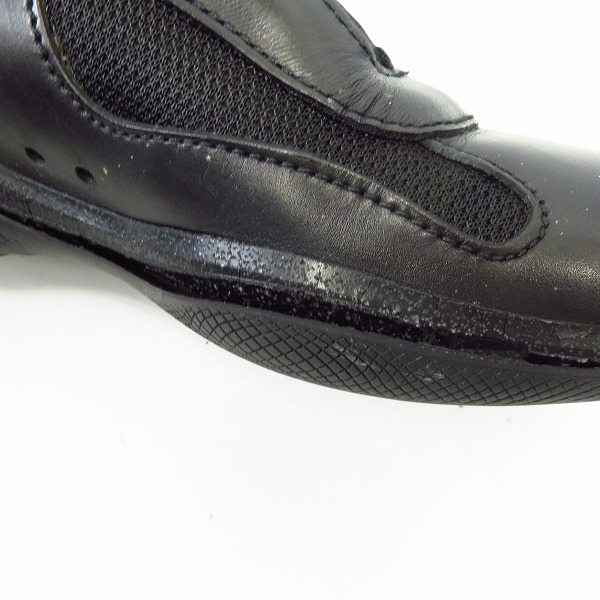 実際に弊社で買取させて頂いた【観賞用】PRADA/プラダ レザーハイカットシューズ 0341/8の画像 6枚目
