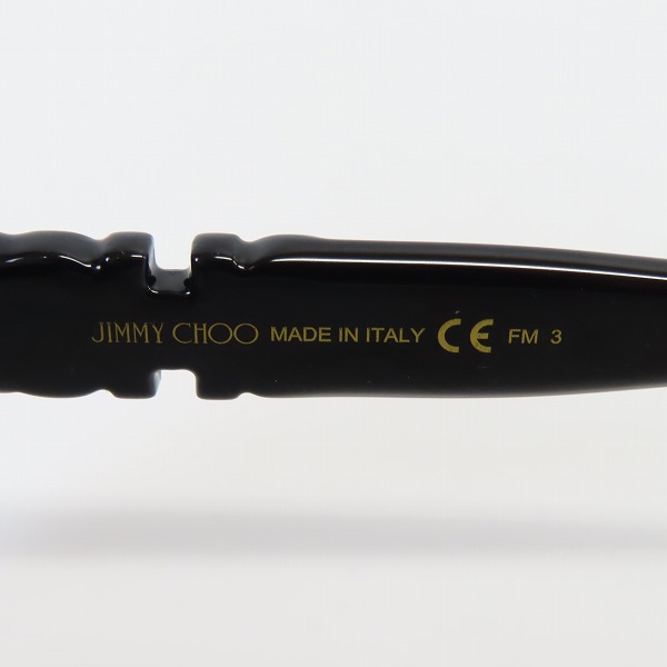 実際に弊社で買取させて頂いたJIMMY CHOO/ジミーチュウ サングラス/アイウェア SAMMI/G/S 8079O ブラックの画像 6枚目
