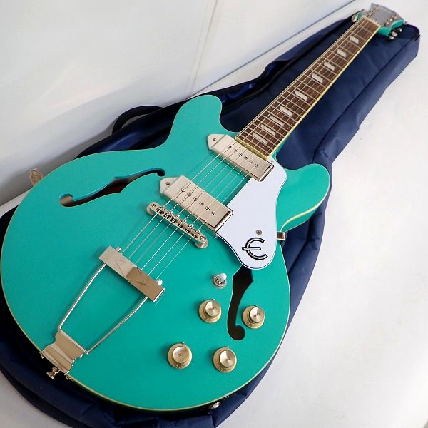 実際に弊社で買取させて頂いた★Epiphone/エピフォン Casino Coupe/カジノクーペ TQ エレキギター ソフトケース付