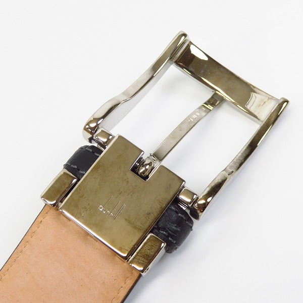 実際に弊社で買取させて頂いたdunhill/ダンヒル ピンバックル レザーベルト 42/107の画像 2枚目