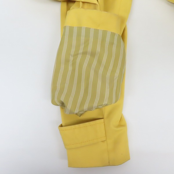 実際に弊社で買取させて頂いたLACOSTE/ラコステ コットン 裏地ストライプ トレンチコート/38の画像 5枚目