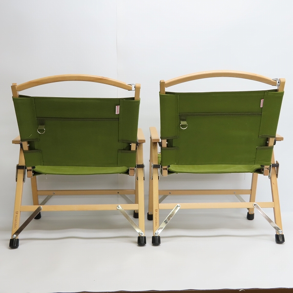 実際に弊社で買取させて頂いたHilander/ハイランダー ウッドフレームチェアー 2点セットの画像 2枚目