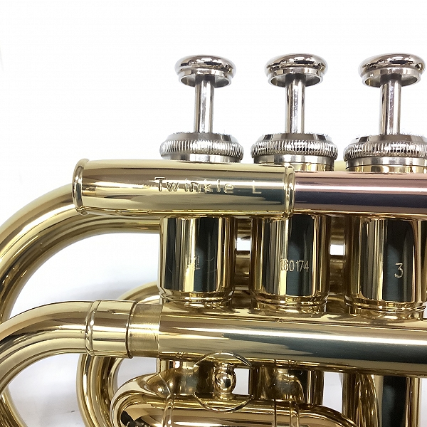 実際に弊社で買取させて頂いたBRILLER/ブリエル Twinkle L ポケットトランペット セミハードケース付きの画像 4枚目