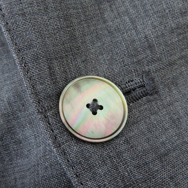 実際に弊社で買取させて頂いたPaul Smith collection/ポールスミスコレクション リネン素材 2Bテーラードジャケット/Sの画像 5枚目