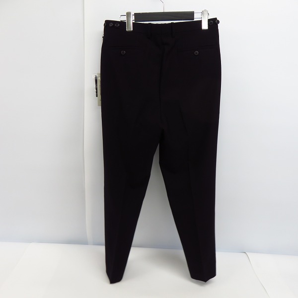 実際に弊社で買取させて頂いた【未使用】LAD MUSICIAN/ラッドミュージシャン 21-22AW ウールギャバジン 2タック スリムスラックス 2221-554/44の画像 1枚目