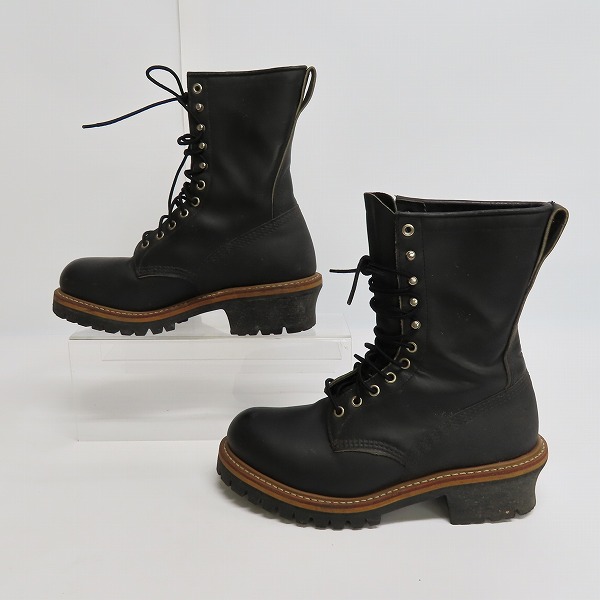 RED WING/レッドウイング ANSI Z41 PT91 ロガーブーツ ブラック