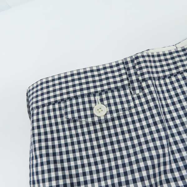 実際に弊社で買取させて頂いたBLACK FLEECE by Brooks Brothers/ブラックフリース ブルックスブラザーズ チェック柄 ハーフパンツ BB3の画像 5枚目