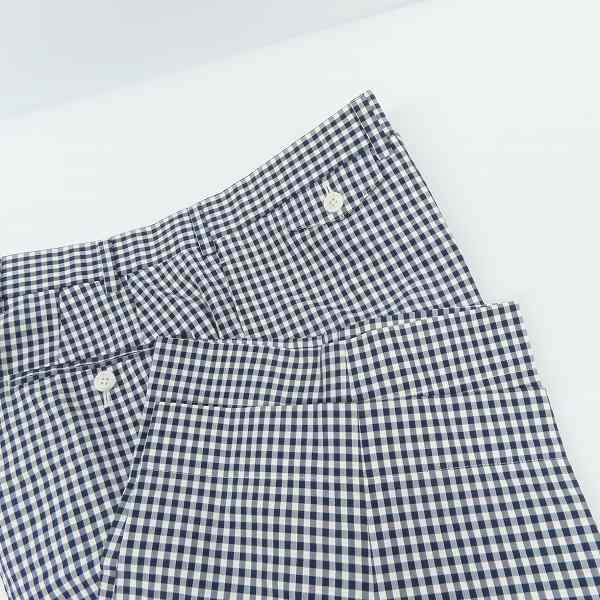 実際に弊社で買取させて頂いたBLACK FLEECE by Brooks Brothers/ブラックフリース ブルックスブラザーズ チェック柄 ハーフパンツ BB3の画像 6枚目