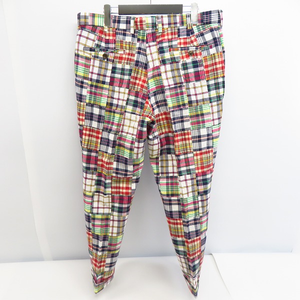 実際に弊社で買取させて頂いたBROOKS BROTHERS/ブルックスブラザーズ チェック パッチワーク パンツ/36の画像 1枚目