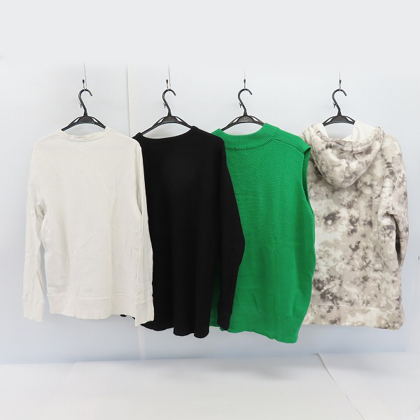 実際に弊社で買取させて頂いたDickies/ディッキーズ ROAD/ロード他 ロングTシャツ/カットソー/ニットベスト/パーカー 4点セットの画像 1枚目