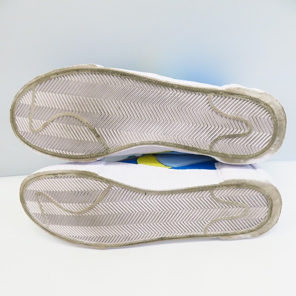 実際に弊社で買取させて頂いたKAWS×sacai×Nike/カウズ×サカイ×ナイキ Blazer Low Neptune Blue DM7901-400/27.0の画像 2枚目