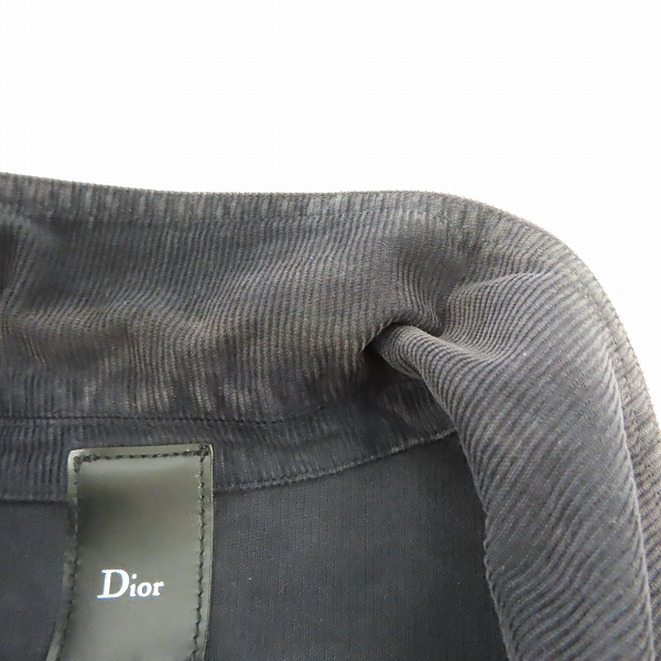 実際に弊社で買取させて頂いたDIOR HOMME/ディオール オム Gジャン型 コーデュロイジャケット 44の画像 3枚目