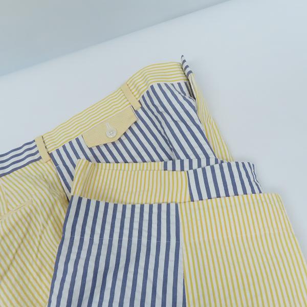 実際に弊社で買取させて頂いたBLACK FLEECE by Brooks Brothers/ブラックフリース ブルックスブラザーズ ストライプ柄 ハーフパンツ BB3の画像 7枚目