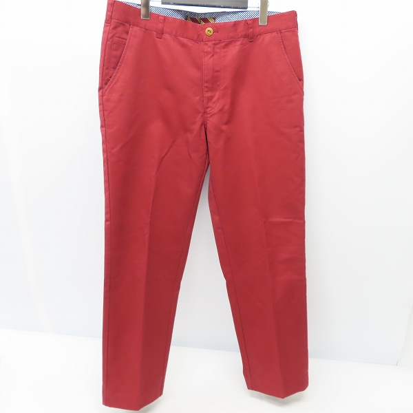 実際に弊社で買取させて頂いたBROOKS BROTHERS/ブルックスブラザーズ コットンパンツ レッド/W35