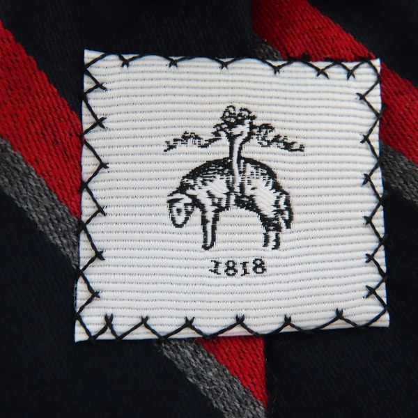 実際に弊社で買取させて頂いた【おまとめ/4点】BLACK FLEECE by Brooks Brothers/ブラックフリース ブルックスブラザーズ ウールチェック等 ネクタイの画像 3枚目