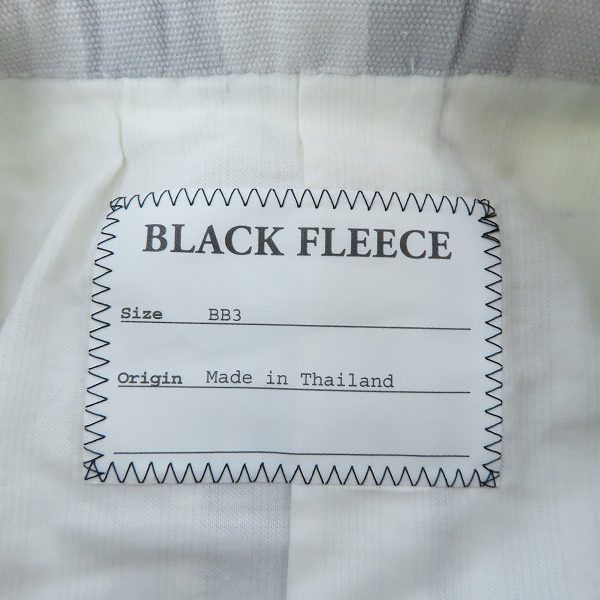 実際に弊社で買取させて頂いたBLACK FLEECE by Brooks Brothers/ブラックフリース ブルックスブラザーズ チェック ジャケット ホワイト×グレー/BB3の画像 2枚目