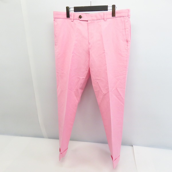 実際に弊社で買取させて頂いた【未使用】BROOKS BROTHERS/ブルックスブラザーズ リネン混スラックスパンツ ライトピンク/35