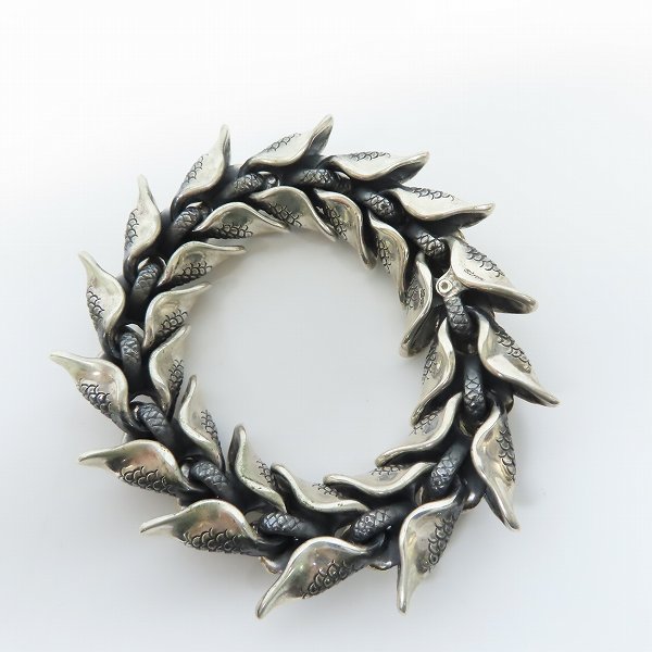 実際に弊社で買取させて頂いた【ギャラ付】Bloody Mary/ブラッディマリー Mermaid fin/マーメイドフィン ブレスレット L 20cmの画像 3枚目