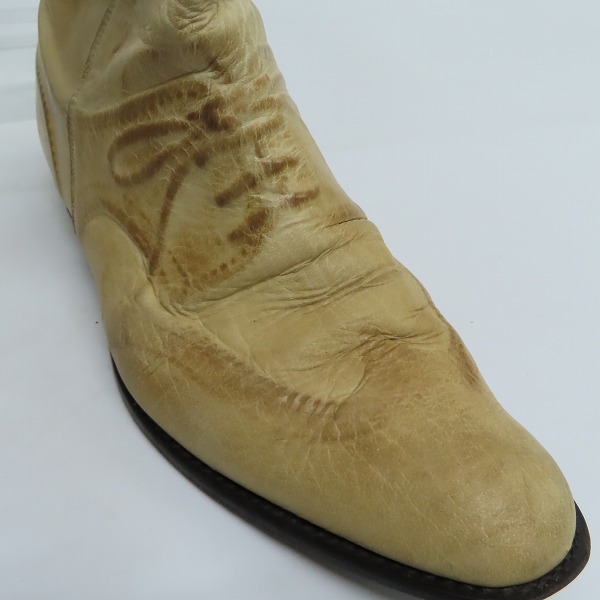 実際に弊社で買取させて頂いたMIHARA YASUHIRO/ミハラヤスヒロ サイドジップブーツ 27.5の画像 6枚目