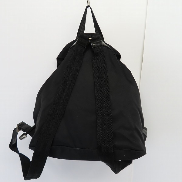 実際に弊社で買取させて頂いた【ジャンク】PRADA/プラダ VELA ミニバックパック/リュックサック ブラックの画像 1枚目