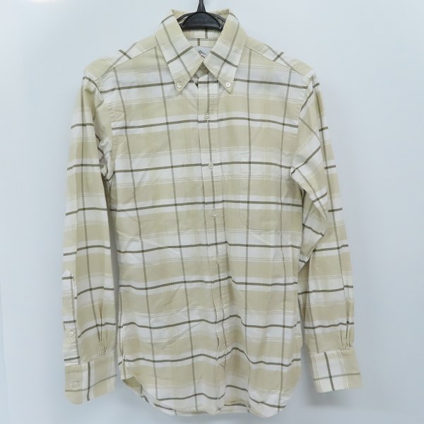 実際に弊社で買取させて頂いたBLACK FLEECE by Brooks Brothers/ブルックスブラザーズ チェック B.D.シャツ/BB00