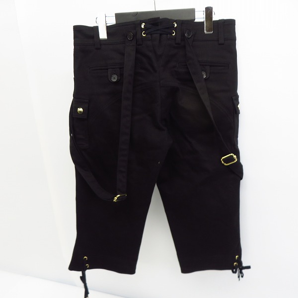 実際に弊社で買取させて頂いたBALMAIN/バルマン サスペンダー付き クロックプドパンツ W6HT523D536/Sの画像 1枚目