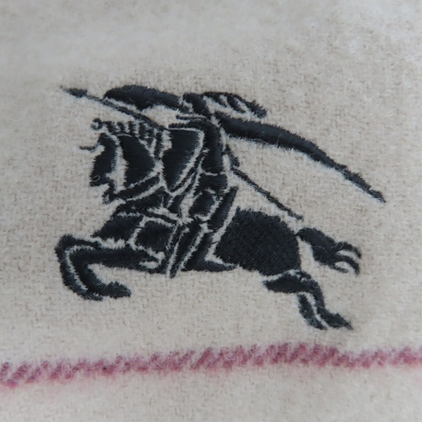 実際に弊社で買取させて頂いたBURBERRY LONDON/バーバリー ロンドン ウール マフラーの画像 6枚目