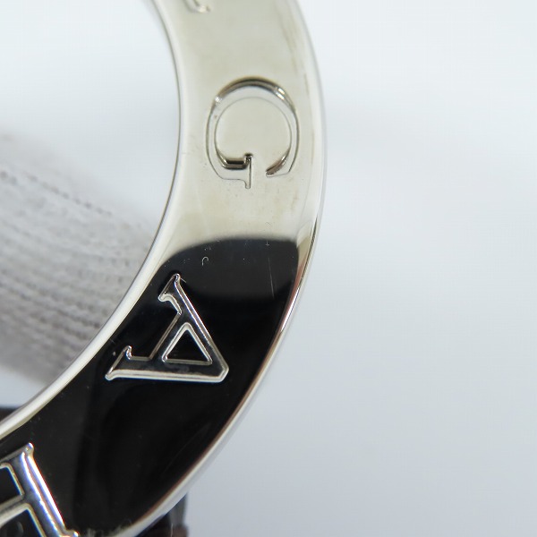 実際に弊社で買取させて頂いたBVLGARI/ブルガリ BBラウンドバックル レザーベルトの画像 5枚目