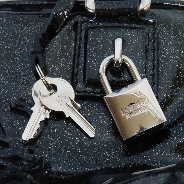 実際に弊社で買取させて頂いたLOEWE/ロエベ アマソナ エナメル ハンドバッグの画像 8枚目