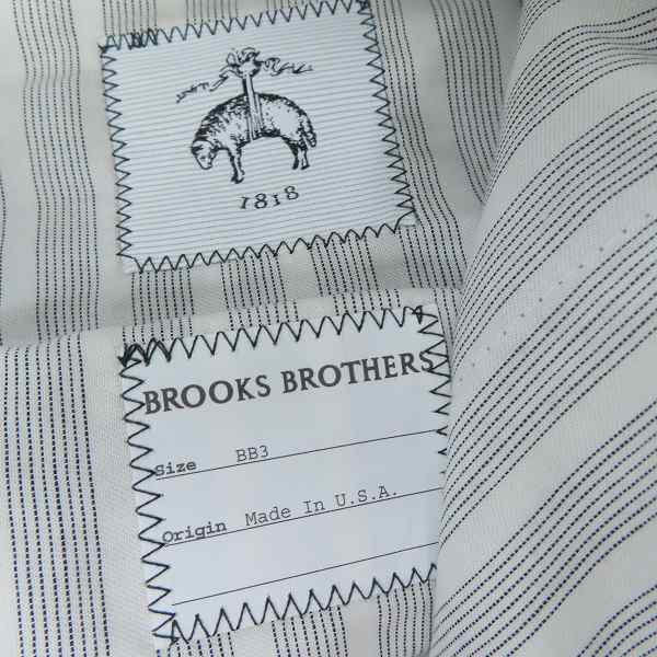 実際に弊社で買取させて頂いたBROOKS BROTHERS/ブルックスブラザーズ ウールスラックスパンツ グレー/BB3の画像 2枚目