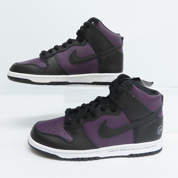 実際に弊社で買取させて頂いた【未使用】NIKE/ナイキ×FRAGMENT DESIGN/フラグメントデザイン DUNK HI/F ダンクハイ 北京 DJ0382-600/26.0の画像 2枚目