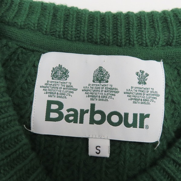 実際に弊社で買取させて頂いたBarbour/バブアー 丸首 ニット セーター/Sの画像 2枚目