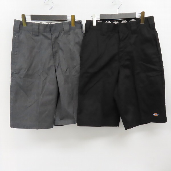 実際に弊社で買取させて頂いたDickies/ディッキーズ ハーフパンツ ブラック/グレー/M 2点セット