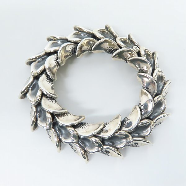 実際に弊社で買取させて頂いた【ギャラ付】Bloody Mary/ブラッディマリー Mermaid fin/マーメイドフィン ブレスレット L 20cmの画像 2枚目