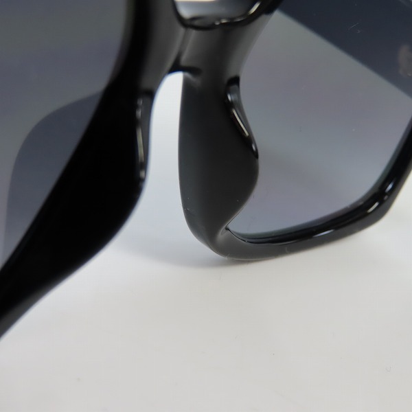 実際に弊社で買取させて頂いたJIMMY CHOO/ジミーチュウ サングラス/アイウェア SAMMI/G/S 8079O ブラックの画像 4枚目