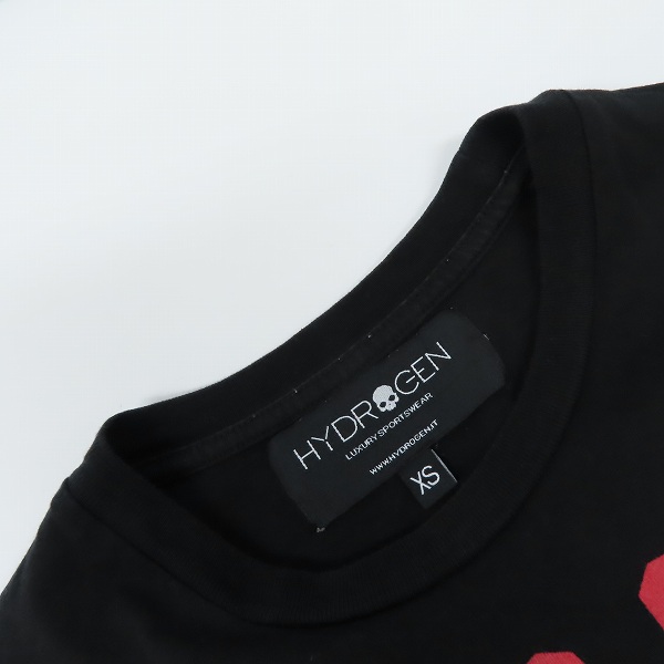 実際に弊社で買取させて頂いたHYDROGEN/ハイドロゲン スカルプリント 半袖Tシャツ/XSの画像 4枚目