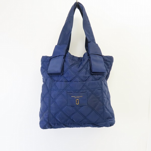 実際に弊社で買取させて頂いたMARC JACOBS/マークジェイコブス キルティング トートバッグ/ネイビー