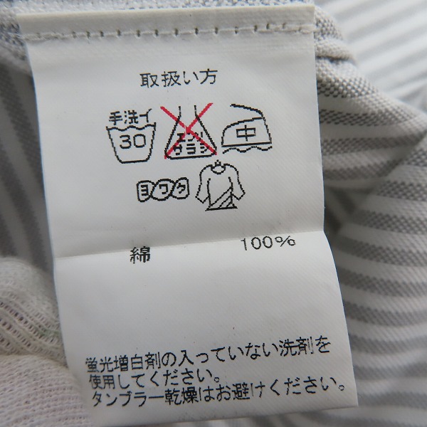 実際に弊社で買取させて頂いたBLACK FLEECE by Brooks Brothers/ブラックフリース ブルックスブラザーズ ストライプシャツ BB4の画像 3枚目