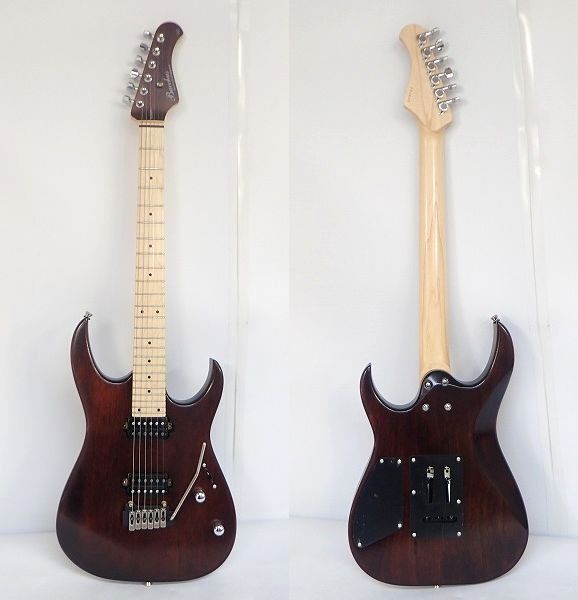 実際に弊社で買取させて頂いた★Bacchus/バッカス GRACE-FT/M BR/OIL エレキギター コイルタップ搭載 ギグケース付の画像 2枚目