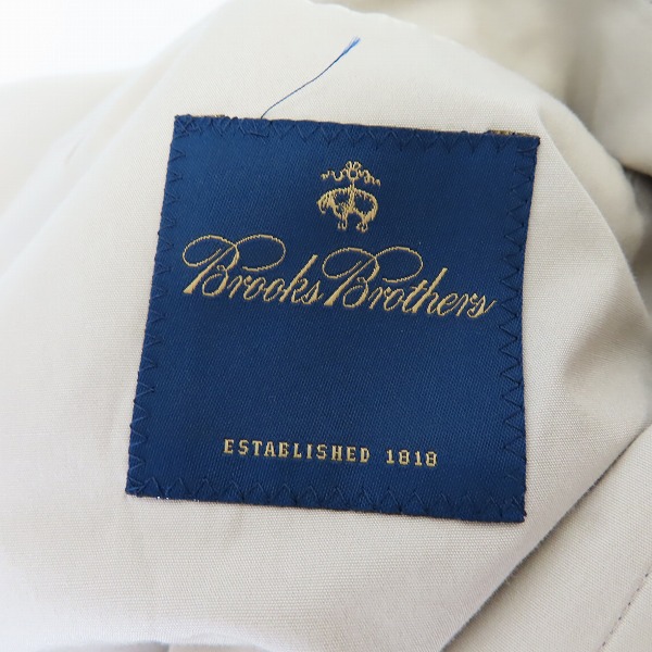 実際に弊社で買取させて頂いたBROOKS BROTHERS/ブルックスブラザーズ 3B テーラードジャケット/42shtの画像 3枚目