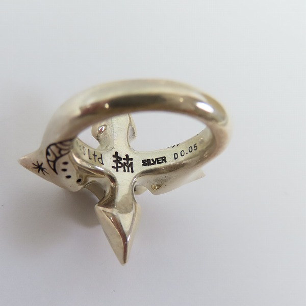 実際に弊社で買取させて頂いたBloody Mary/ブラッディマリー 2009 X'mas Ltd VEGA ベガリング アストロノースリング w/1ダイヤ 11号の画像 6枚目