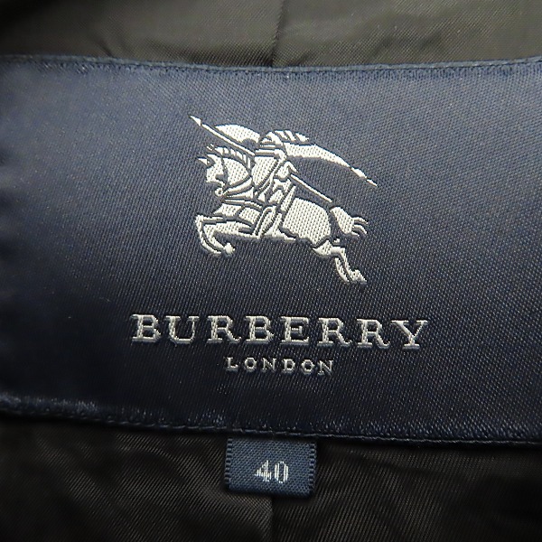 実際に弊社で買取させて頂いたBURBERRY LONDON/バーバリーロンドン ジップ ダッフルコート 40の画像 2枚目