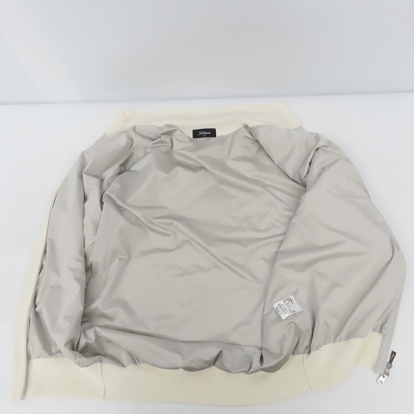 実際に弊社で買取させて頂いたTitleist/タイトリスト ケーブルジップアップニットジャケット 蓄熱裏地/LLの画像 7枚目