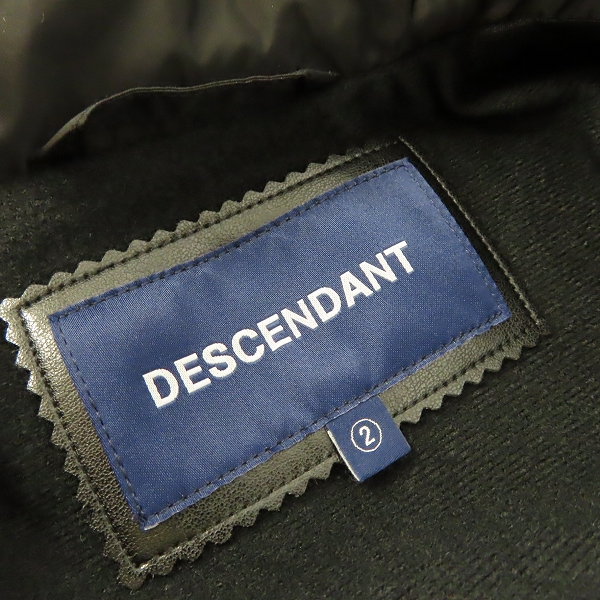 実際に弊社で買取させて頂いたDESCENDANT/ディセンダント PE NYLON JACKET コーチジャケット/2の画像 2枚目