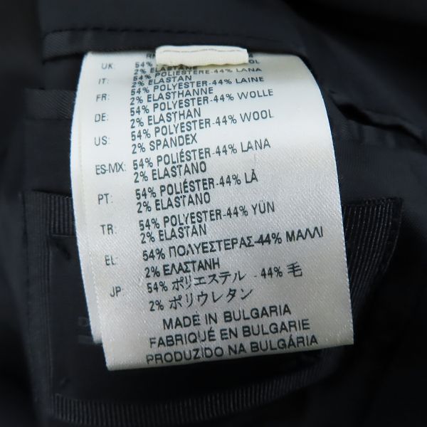 実際に弊社で買取させて頂いたDIESEL BLACK GOLD/ディーゼル ジップ ライダースジャケット 48の画像 3枚目