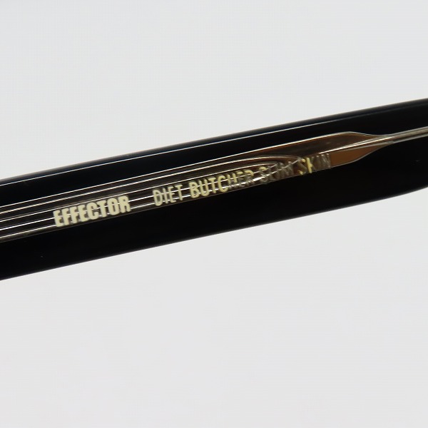 実際に弊社で買取させて頂いたEFFECTOR × DIET BUTCHER SLIM SKIN/エフェクター×ダイエット ブッチャー スリムスキン DIRT 度入り アイウェアの画像 6枚目