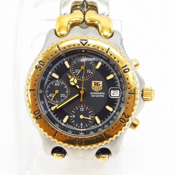 実際に弊社で買取させて頂いた【難有り】TAG HEUER/タグ ホイヤー プロフェッショナル クロノグラフ アナログ腕時計 CG2121-RO