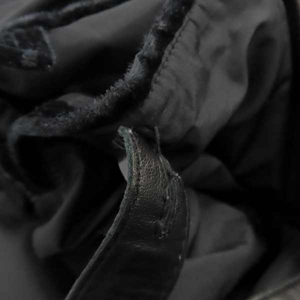 実際に弊社で買取させて頂いたHUGO BOSS/ヒューゴボス ラムレザー 1Bテーラードジャケット/50の画像 7枚目