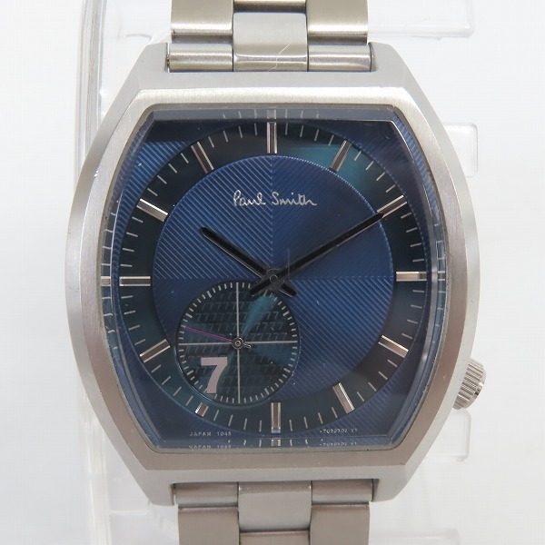 実際に弊社で買取させて頂いたPaul Smith/ポールスミス ナンバー7 腕時計 1045-T019421【動作未確認】