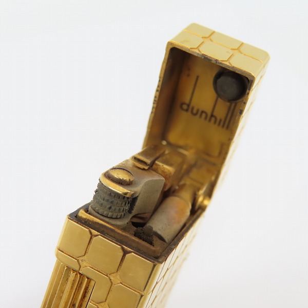 実際に弊社で買取させて頂いたdunhill/ダンヒル ローラ ガスライター ゴールドの画像 4枚目